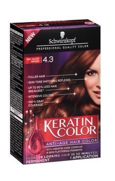 Keratin Color 4.3 Red Velvet Brown 2.03oz